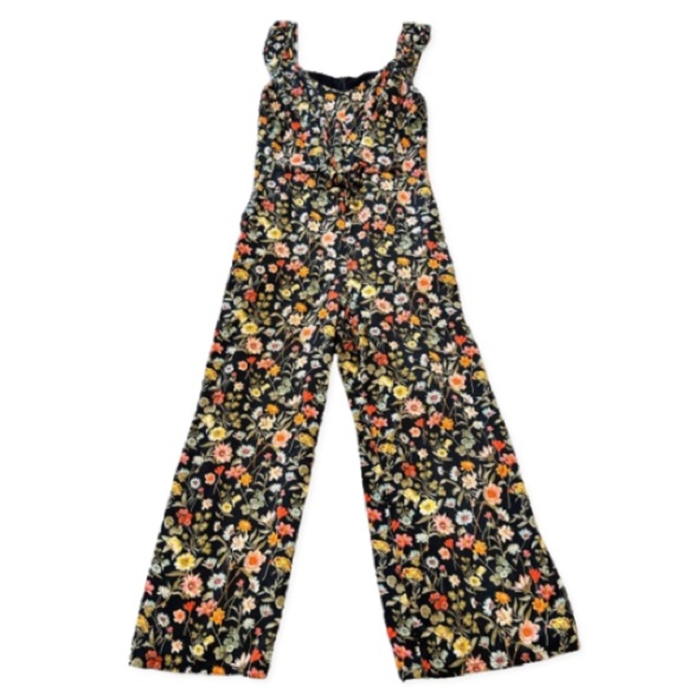 LOFT Fall Floral Jumpsuit – Women’s Size 2